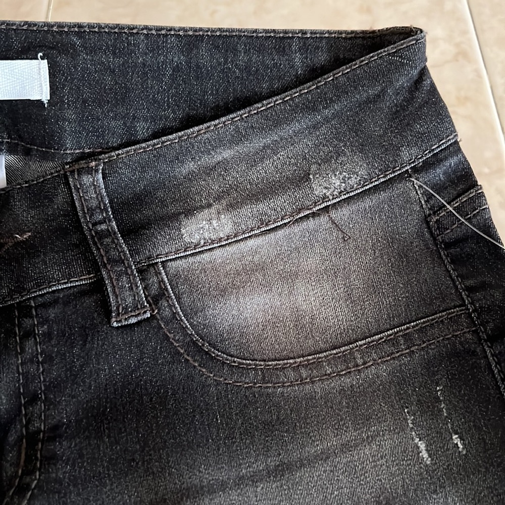 Bongo Skinny Jeans, Black, Size 3 - Picture 8 of 9